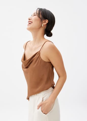 Sophia Cowl Neck Camisole Top