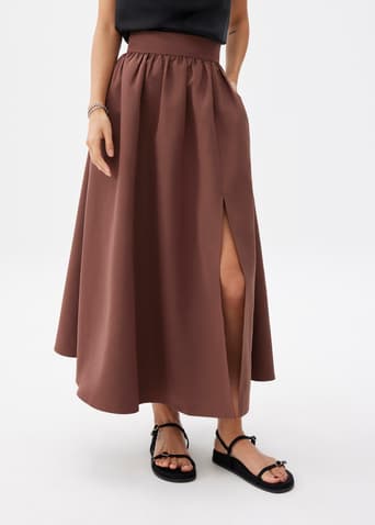 Zoe Flare Maxi Skirt