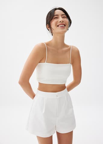 Joey Padded Crop Camisole Top