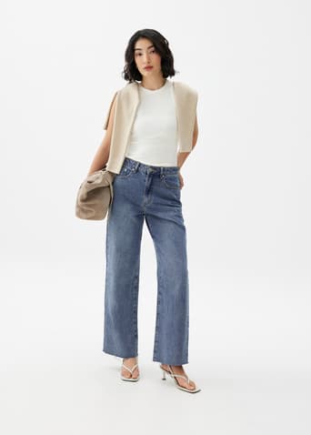 Elliot Denim Straight Leg Jeans