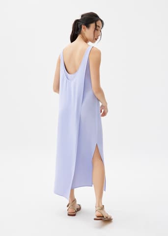 Scoop Neck Column Midaxi Dress