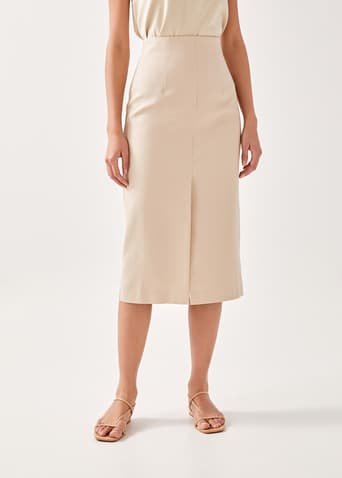 Leoria Pencil Midi Skirt