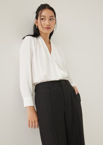 Ada V-neck Wrap Blouse (2022 Version)