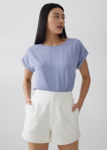 Ashari Drop Shoulder Shell Top