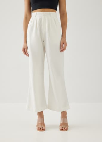 Violeta Cotton Kick Flare Pants