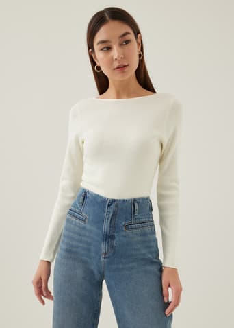 Evita Fitted Knit Top